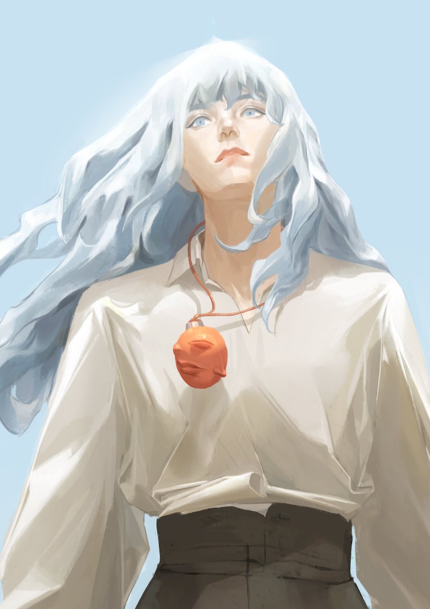 shid67407's tweet photo. #practice #drawing #sketch #落書き #painting #劍風傳奇 #烙印勇士 #berserk #格里菲斯 #Griffit https://t.co/pOeoJGDCeo