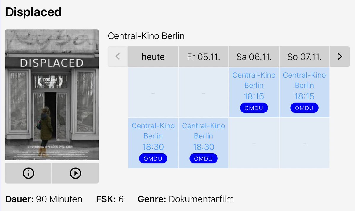 SheyKahn's tweet photo. #Displaced #Kinocentral #keinSchlussstrich https://t.co/VDDDlm9eWb