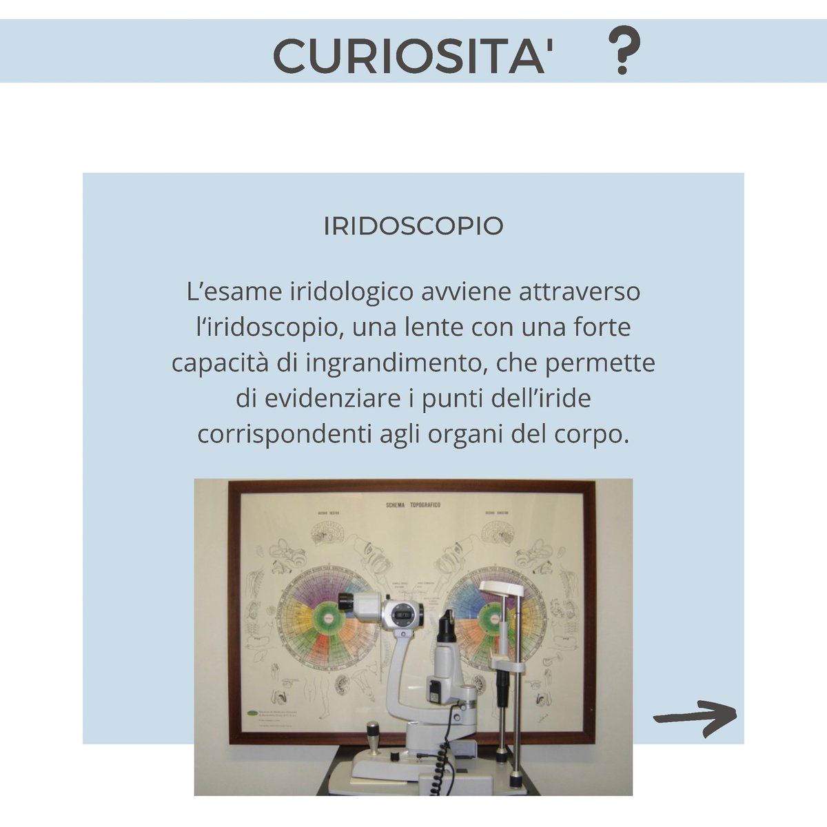NaturopataMSB's tweet photo. ❓E voi conoscevate questa pratica diagnostica?

🙋🏻‍♂️P.s. Se volete prenotare con me la vostra visita iridologica vi basterà cliccare sul link: https://t.co/rq9IuGgXdX https://t.co/m9yM5an6uw