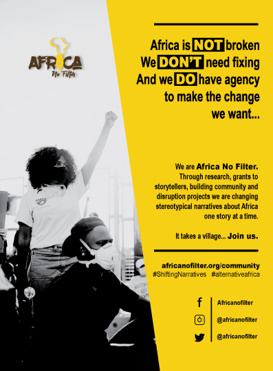 Words matter. Stories matter. Narrative matters.

#TakeBackthePen by joining our community:
africanofilter.org/community
 
#ShiftingNarratives #AlternativeAfrica