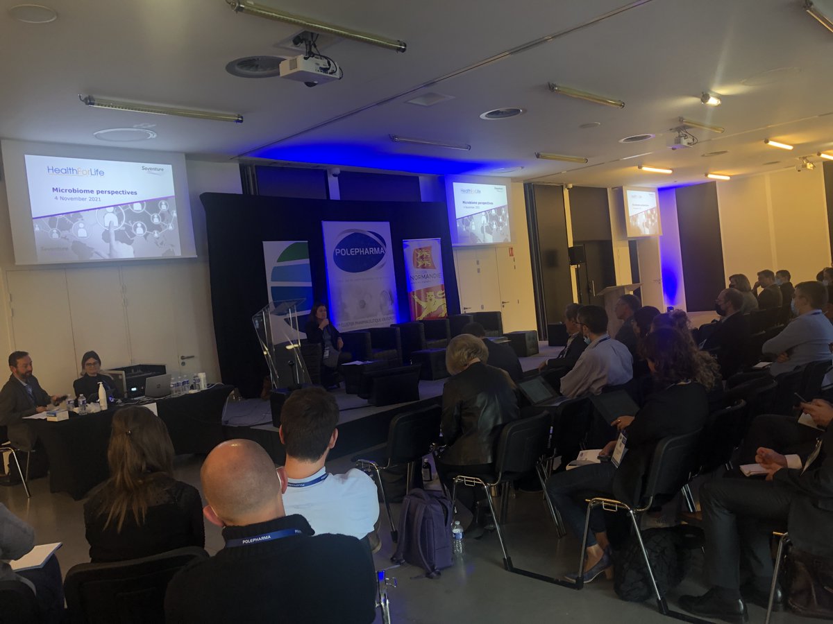 Polepharma's tweet photo. Etat des lieux du marché / Levées de fonds, "Microbiomes Perspectives" par @SeventureP, des chiffres et des perspectives aux Journées Polepharma de Microbiomique à #Rouen

#Microbiome #microbiometherapeutics #FrenchBiotech #drugdevelopment #innovation #clinicaltrials #startup https://t.co/8K11nYd9JG