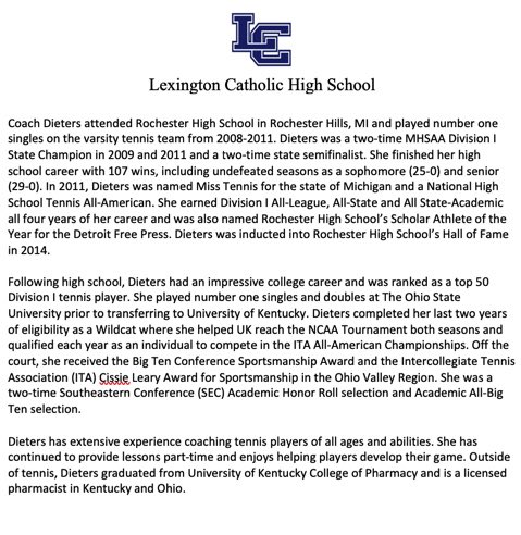 Lex Cath Athletics tweet media