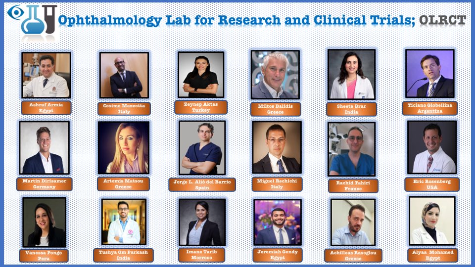 DrAshrafArmia's tweet photo. 🗣 BREAKING NEWS 🗺 🥁!!!
📣 We are the TEAM announcing to the Worldwide Ophthalmology Family that we are now LAUNCHING Our First Nucleus of our “OLRCT”  #OLRCT #ophthalmology #research #clinicaltrials #teamwork #GERSO #AOTOA #ASCRS #ESCRS #AAO #ISRS https://t.co/H5Kuy9LWie