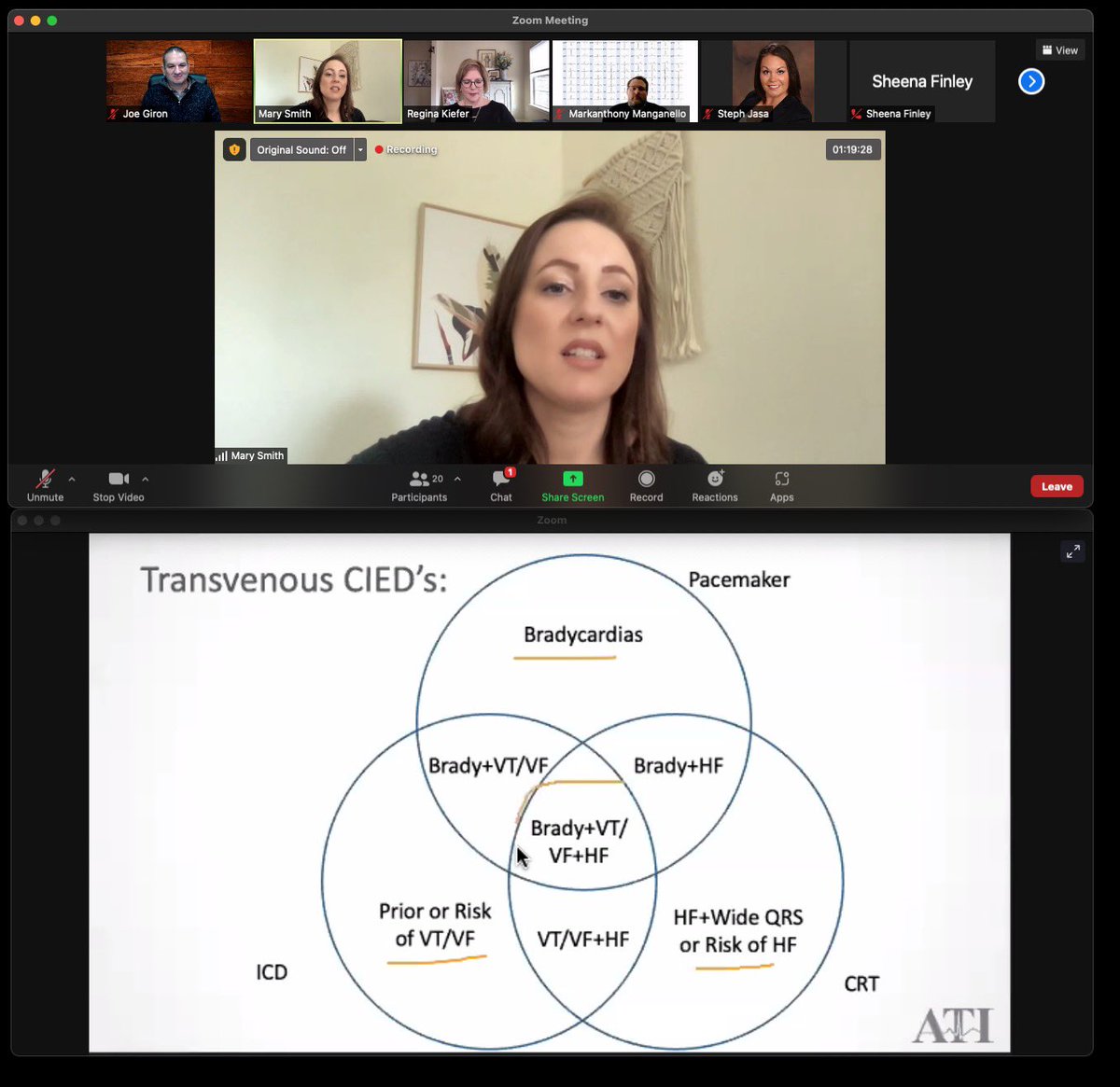 ChartAcademy's tweet photo. Thank you Mary Smith for presenting at EP for the AHP on Cardiac Devices! #CHARTcoach #epeeps #episepic #chooseep #learngrowconnect #NurseTwitter #cardiotwitter #epfellows #PhysicianAssociate #afib #vfib #physicianassistant @ep_educator 🙌 https://t.co/WHMFdM0C4e
