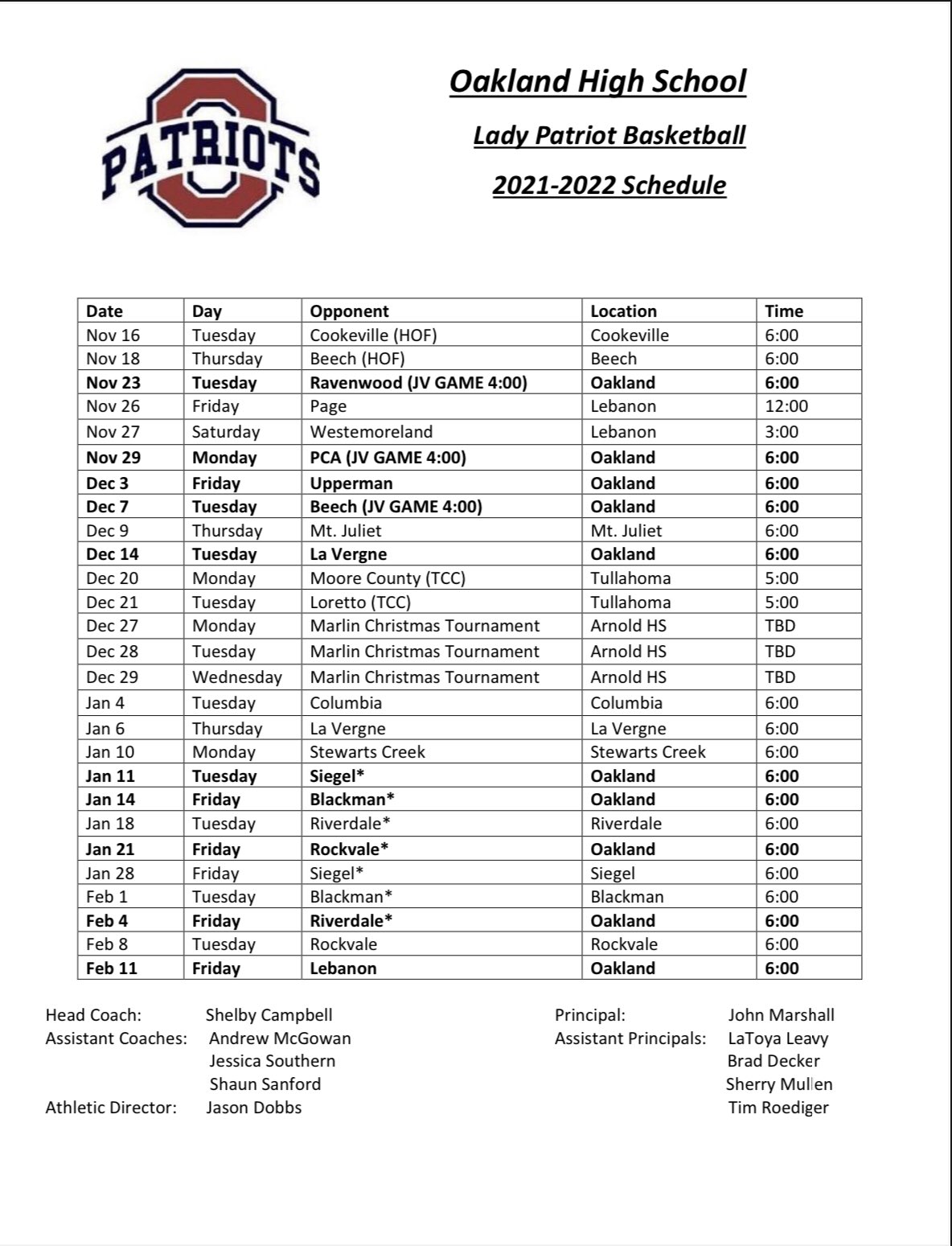 Carolina Day Christmas Tournament 2022 Ohs Lady Patriots (@Ohs_Ladypatsbb) / Twitter