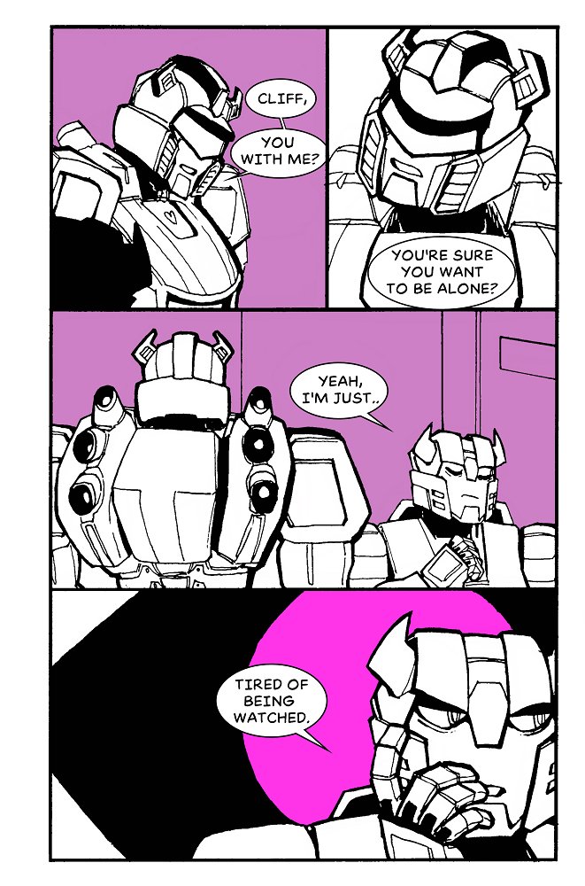 artbyZEKM's tweet photo. Here's the comic I made for the @REDACTEDTfZine !

It's a little Shockwave+Cliffjumper (and Jazz) horror comic based off a single line of dialogue in the Rise of the Dark Spark game! https://t.co/JCydgzwfSm