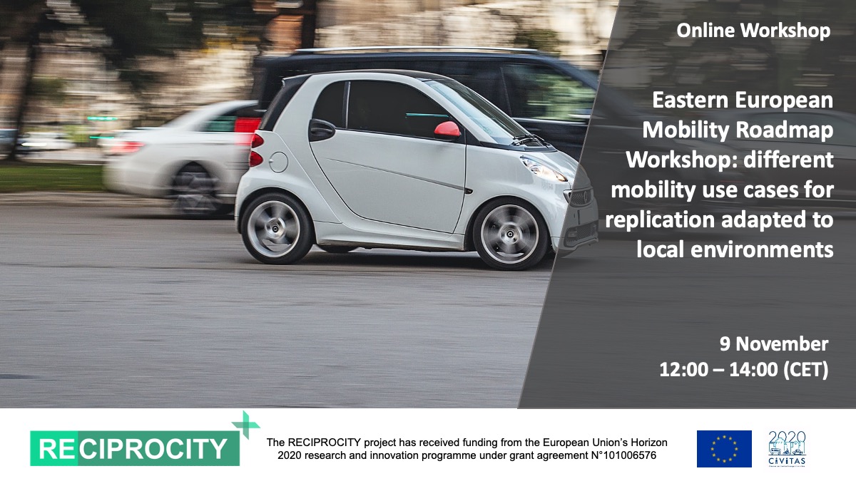 RECIPROCITY_EU's tweet photo. Our next exciting #mobility roadmap workshop is already taking place next week!🚦
Make sure to book your place and discuss sustainable and #smartmobility with us ‼️
Registration and more information👉 https://t.co/PoC9qSceMM
#mobility #greendeal #urbanplanning #smarticity https://t.co/ghAoUTTqAw