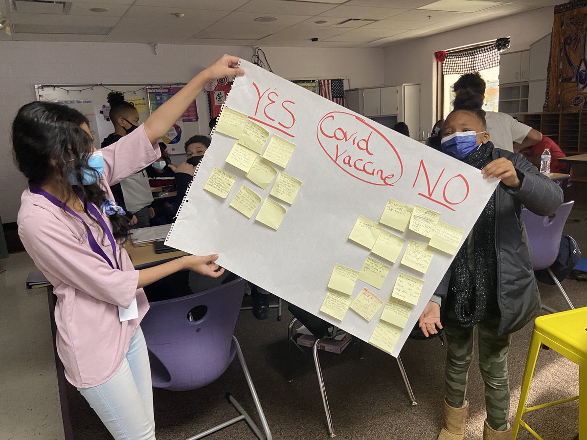 MrsSummers_wrms's tweet image. Very exciting news for our 10-11 year olds here at #wrmswolves citing evidence with a surprising outcome! Covid vaccine yes or no for kids??