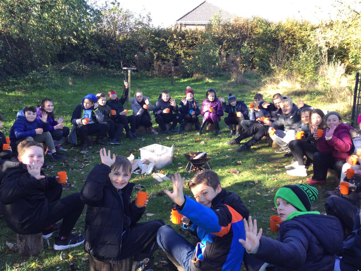 StMary_ofAngels's tweet photo. What a day of forest school! Cooking on an open fire, clay work to retell the Mayan creation story and using natural resources to recreate a Mayan city design. #edsential Thanks Jon! https://t.co/QHIptWihhw