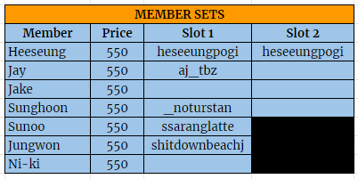 0796carts's tweet photo. WTS LFB PH GO

Trading card Slots:
〷 Heeseung - 7
〷 Jay - 6
〷 Jake - 10
��� Sunghoon - 8
〷 Sunoo - 8
〷 Jungwon - 6
〷 Ni-ki - 8
〷 Units - 9

Member sets:
〷 JS - 1
〷 JY - 2
〷 SH - 2
〷 NK - 1

〷 10set - 1

# enhypen en-connect companion pc photocard tc trading card tingi https://t.co/ptDoLfokfi