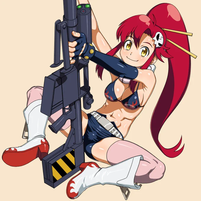 超電導ライフルのトラジマ入れ忘れてました。反応していただいた方々本当ごめんなさい。
というわけで改めて、ヨーコちんブラブラ～♪ 