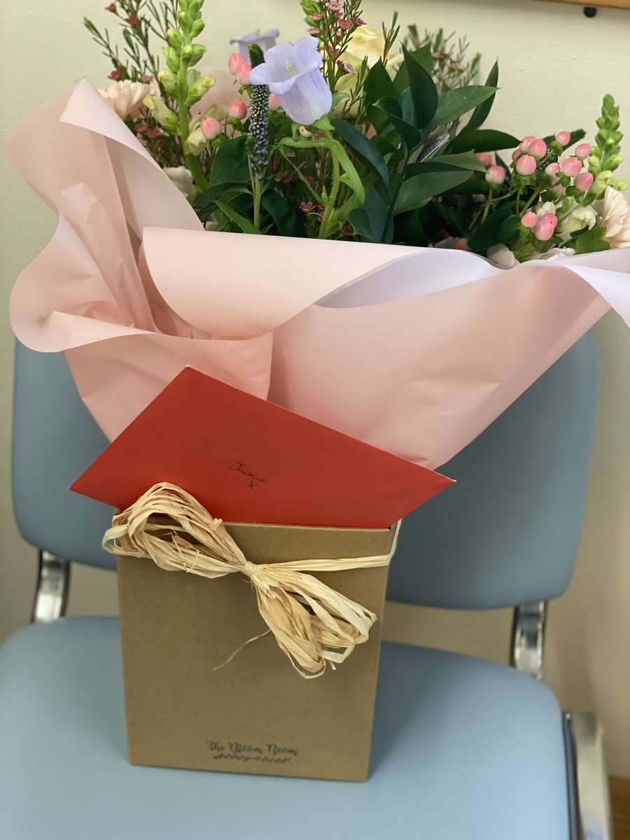 LancsEndoRPH's tweet photo. A #fantastic surprise for our #lovely #manager Jackie (ADA) #40years #nursing service for the #nhs⭐️⭐️👩🏻‍⚕️Well done Jackie 🤩🤩🌈on your career! You are  amazing ✨💫⭐️thankyou for all your hard work from all your #endoteam @LancsEndoRPH @LancsHospitals 💙✨✨ https://t.co/TCNGAYcQYW