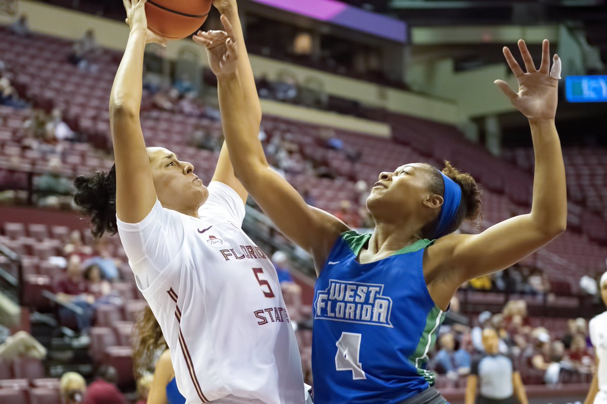 mexbasquet's tweet photo. #MexBasquet 🇲🇽⛹🏻‍♀️ ¡Debut de @_marianavm6 con @fsuwbb !

En juego de exhibición de pretemporada, Mariana inició como titular en la victoria de Seminoles 91-47 ante West Florida.

📊 M. Valenzuela: 3pts, 6rb y 1ast 

Su 1er encuentro oficial será el 9 de noviembre.

#nadanosdetiene https://t.co/KjNlP0OU5F