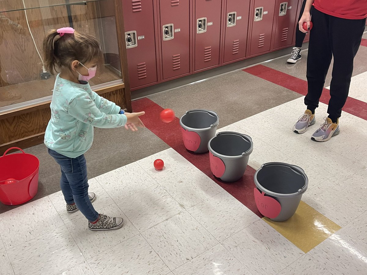 NCHSPreschool's tweet photo. Sight Word ball toss with Ms Ella. Great practice! #fallweek #bebold203 @NCHSOFFICIAL @NCHSRedhawksCTE @Naperville203 https://t.co/eDum4EgZQc