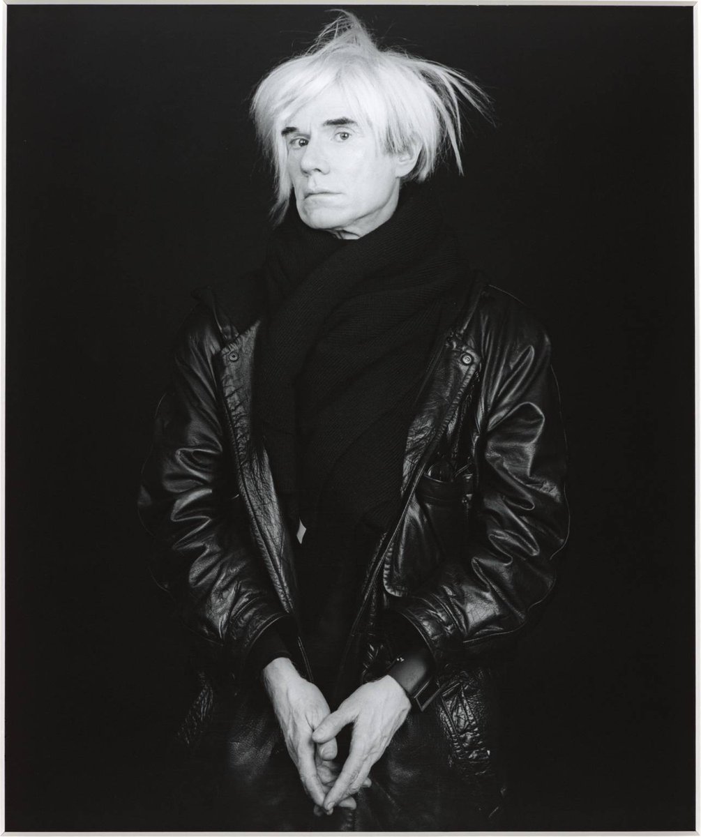 #AndyWarhol by #RobertMapplethorpe