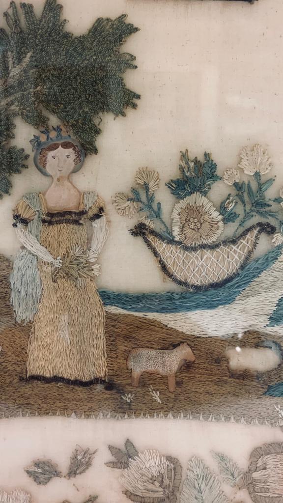 A_mirandam's tweet photo. #MaryHadALittleLamb
Embroidered sampler 
19th Century
@ElMuseoSoumaya https://t.co/hgfkVIXGys