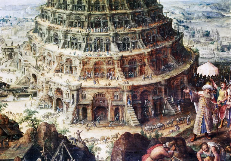 Про вавилонскую башню. Вавилонская башня в Вавилоне. Фалькенборх Вавилонская башня. Мартен Ван Валькенборх the Tower of Babel.