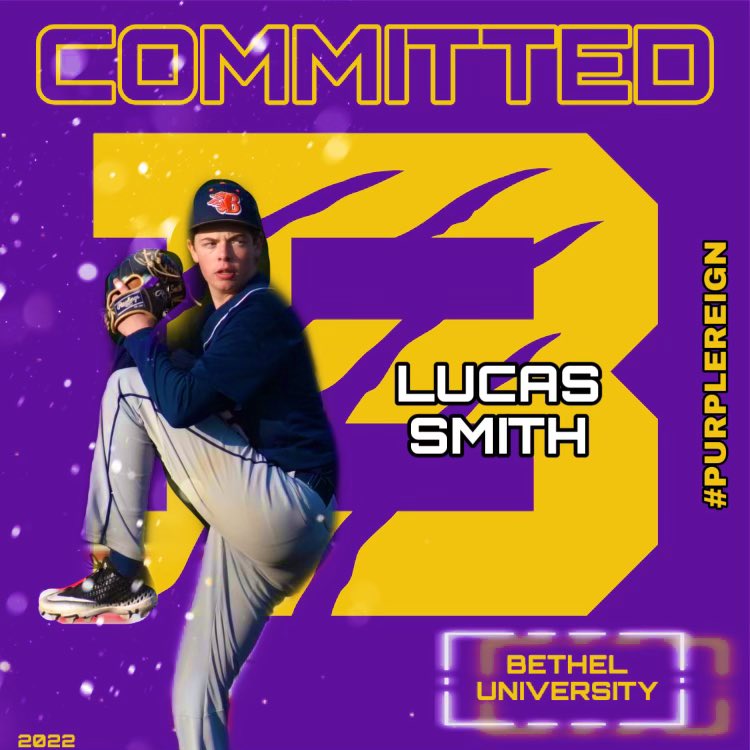 Thank you <a href="/_BUbaseball/">Bethel Baseball</a> for the special offer to play at the next level!! I am super excited to continue my education at Bethel University!! Thank you Dad, Mom, Coaches, and most importantly God for the contributions to help me get this amazing opportunity!! Go Wildcats!! 😈💛💜