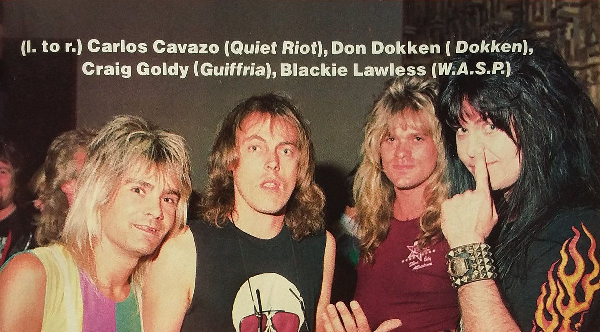 Chris knows they got him mixed up with someone else. 

Blackie Lawless and Chris Holmes in W.A.S.P. at Hear n Aid. 

#BlackieLawless #ChrisHolmes #wasp 
#HearNAid @WASPOfficial @ChrisHolmes2012
#DonDokken #CarlosCavazo