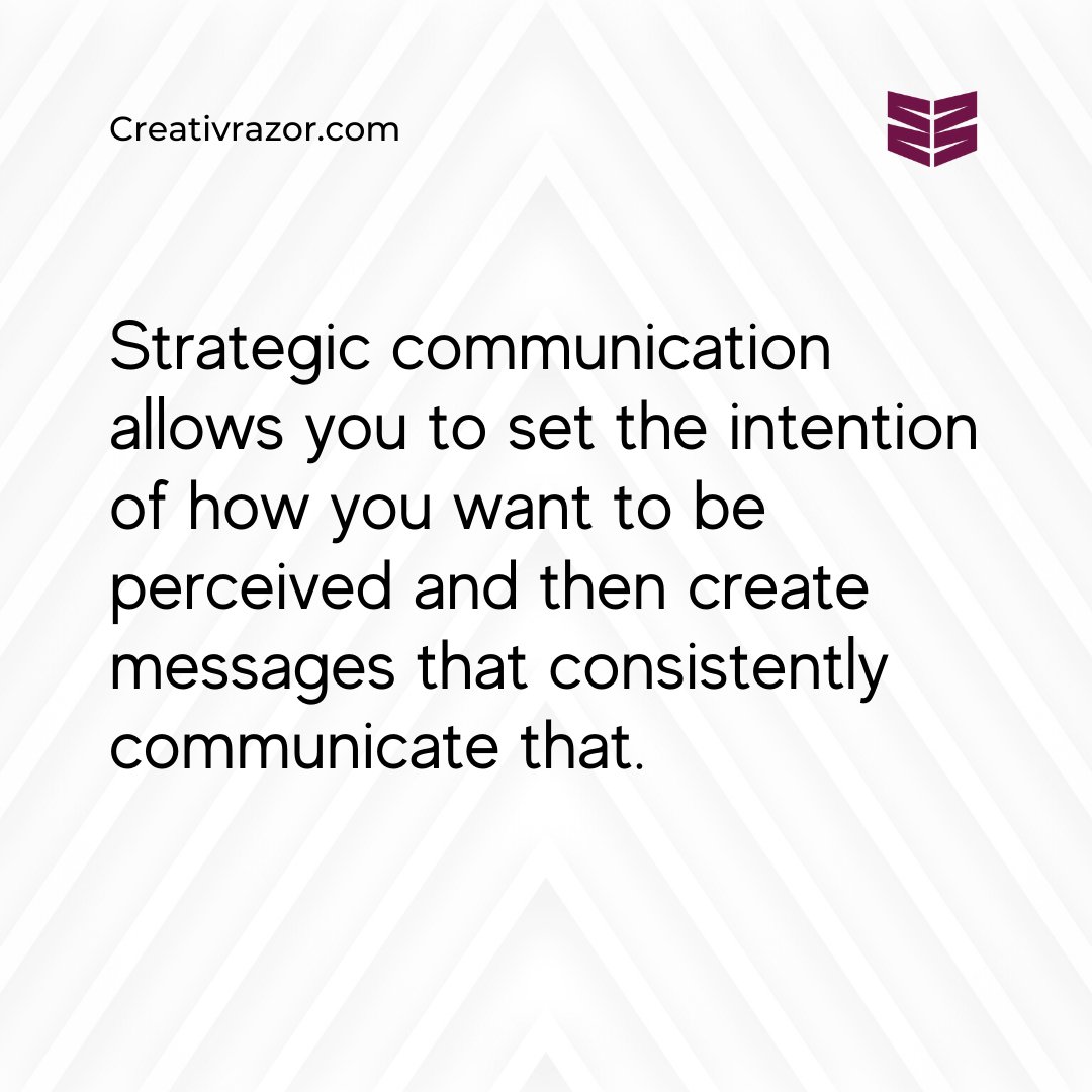 CreativRazor's tweet photo. Read on to learn the benefits of implementing strategic communications for your brand>>>https://t.co/Lfv2R1JiJh

#strategiccommunication #communication #BeCreativ https://t.co/QWBoz9X8ty