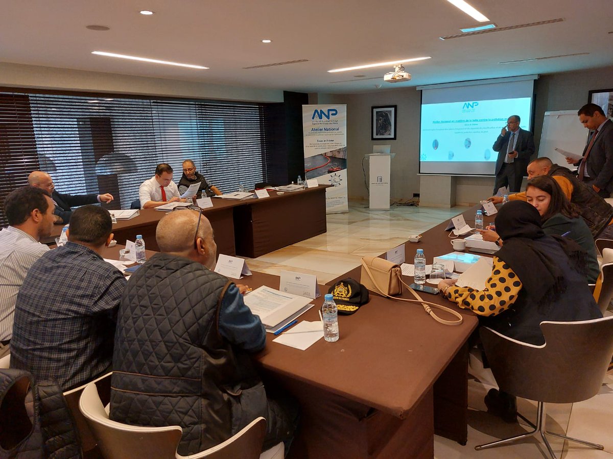 CedreBrest's tweet photo. Nous sommes à #Casablanca avec #MatLev pour le compte de l'#ANP @PORTNETSA (Agence Nationale des #Ports ,#Maroc) pour un atelier national portant sur la lutte contre les #pollutionportuaire s
#lutteantipollution #pollutionmarine #pollutionpetroliere https://t.co/o4ACg8f7zl