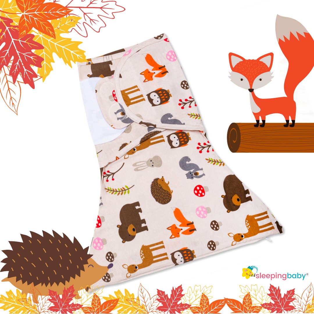 SleepingBabyInc's tweet image. Nothing like snuggling up in a Zippy Swaddle on a fall night! Zippy Swaddles keep your baby safe, cozy and deeply asleep. Check out all our fall prints today! #SleepSolutions #SwaddleTransition #SleepingBaby #ZippySwaddle