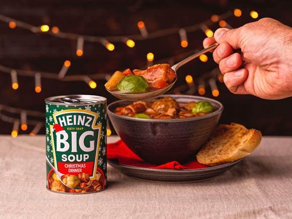 CanTechIntl's tweet photo. Heinz kicks off the festive season with its first ever canned Christmas Dinner Big Soup complete with turkey, pigs in blankets, stuffing and chunky potatoes… Read more in our latest blog &amp; let us know your thoughts on this one: https://t.co/SqT5AjL0AZ  #cannedfood #soup #Heinz https://t.co/4kXgvXKvSz