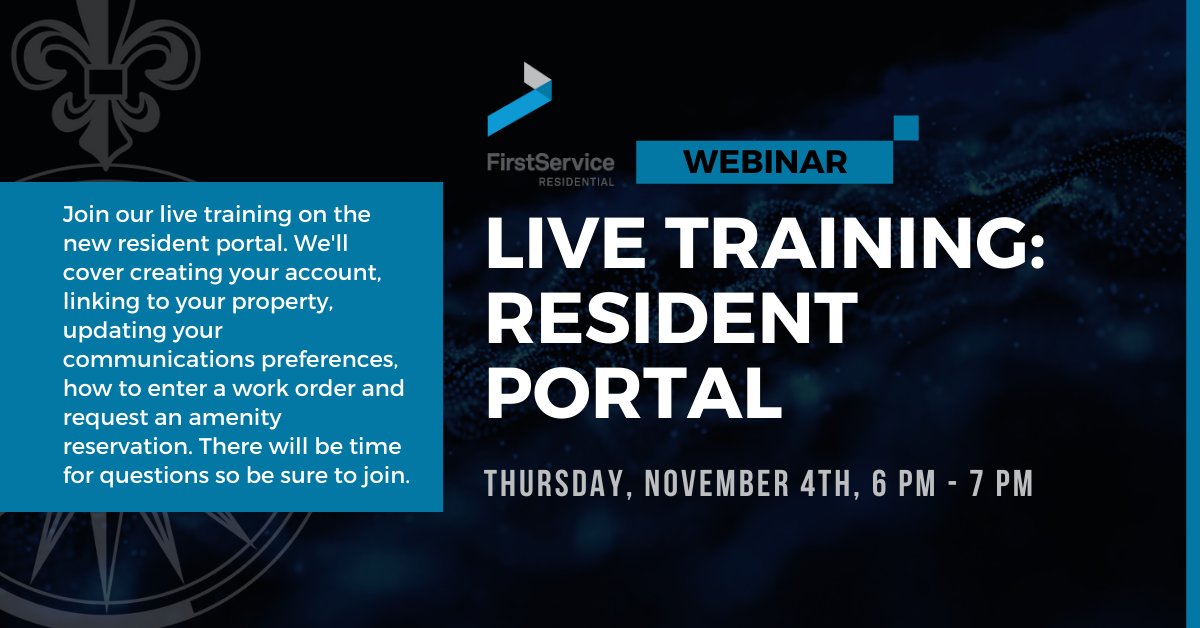 BrandermillVA's tweet photo. TODAY, NOV. 4th: C&amp;M Committee Meeting, 4 PM - 5 PM. Join via ZOOM here: https://t.co/Mnha2tKGTC

Also TODAY: Resident Portal live training. Tune in to learn how to navigate the new website resident portal and ask questions. Join via ZOOM here: https://t.co/JaVMFg5XJL https://t.co/xMh9kFbuGd
