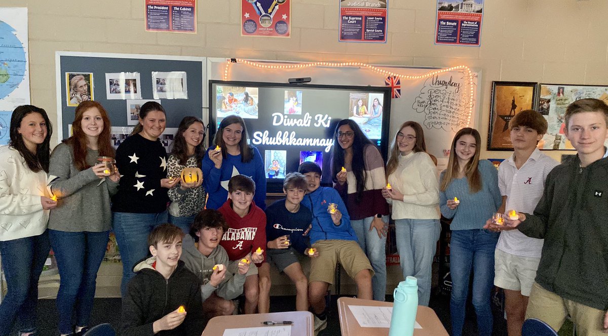 Jaclyntravels's tweet photo. Today one of my students led her classmates on a lesson about #Diwali  and how her family celebrates it in America. #ProudTeacher #FestivalOfLights https://t.co/e28aUxZeDp