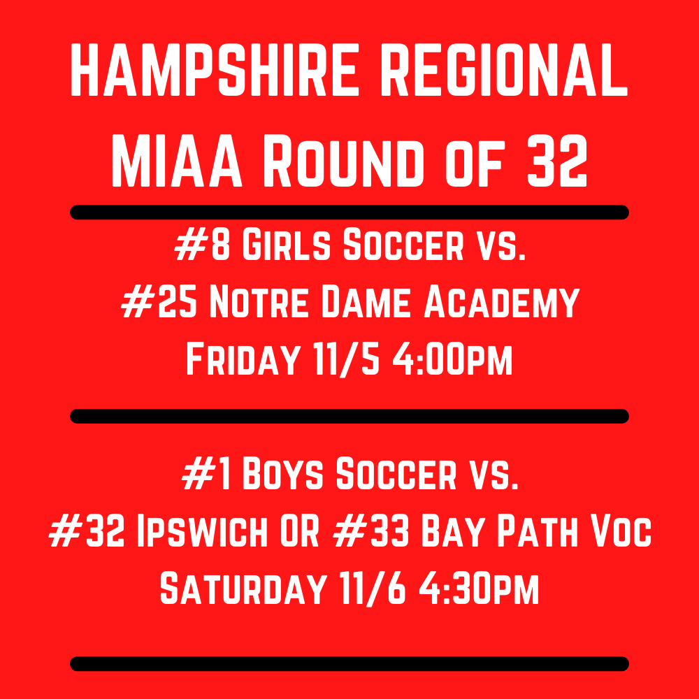 GoHRRaiders's tweet photo. After a great fall season, we are thrilled to be in a position of hosting @MIAA033 Round of 32 games this week! GVS kicks off against @ndaworcathletic on Friday at 4:00pm on Dorunda. BVS awaits its opponent but will play at 4:30pm on Saturday #GoRaiders #StateSzn https://t.co/I4CCwfJtcb