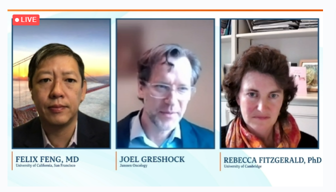 PCF_Science's tweet photo. Today's first #PCFRetreat session is on Next Generation #PrecisionMedicine, with Drs. @felixfengmd @RFitzgerald_lab &amp; Joel Greshock of @JanssenUS. 

@UCSFCancer @UCSFMedicine @Cambridge_Uni @PCFnews #ProstateCancer #EsophagealCancer https://t.co/2BpcCsdecA