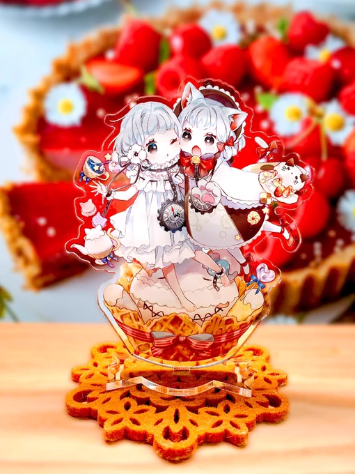 新作と再販のアクスタを姉に撮ってもらいました🥰
コクリコちゃん好き…可愛い…印刷すごい…
※加工が入っているので実際と色味がやや異なります

毎回アクスタでお世話になってますトリニティさん!!
#好きを形にトリニティ 