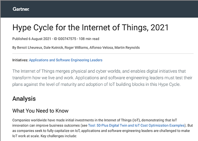Arrayworks's tweet image. Looking to drive customer engagement through better decision-making? Learn how a Digital Twin of a Person enables real-time support for better decisions  in this complimentary report from the Gartner 2021  Hype Cycle for the Internet of Things gtnr.it/3GQaRGA #aiot