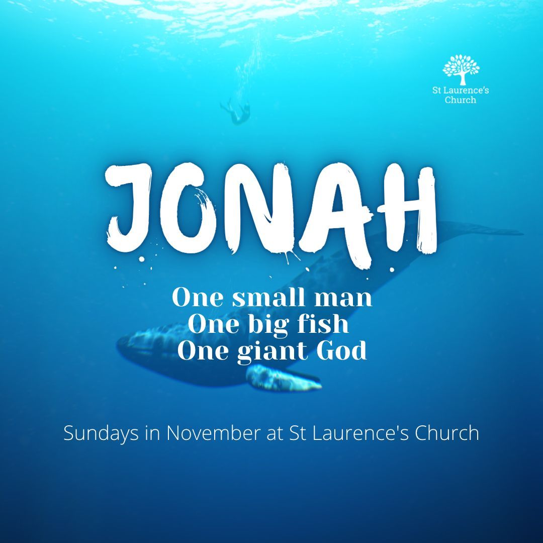 Please join us every Sunday Morning throughout November, where we will be following the story of Jonah. 🌊🐟.  buff.ly/2Ze3kfK #smallman #bigfish #giantgod #stlaurenceschurchfamily #sundayclub #refreshments #godisgood #everyonewelcome