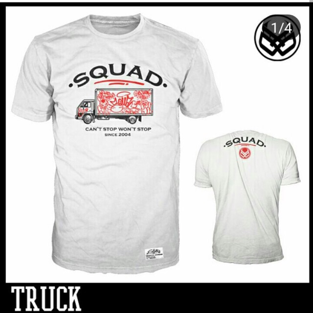Squadstore's tweet photo. Saya menjual TSHIRT SQUAD TRUCK seharga Rp125.000. Dapatkan di Shopee sekarang! https://t.co/fdwJFueEKB #ShopeeID https://t.co/mbhygINbHM
