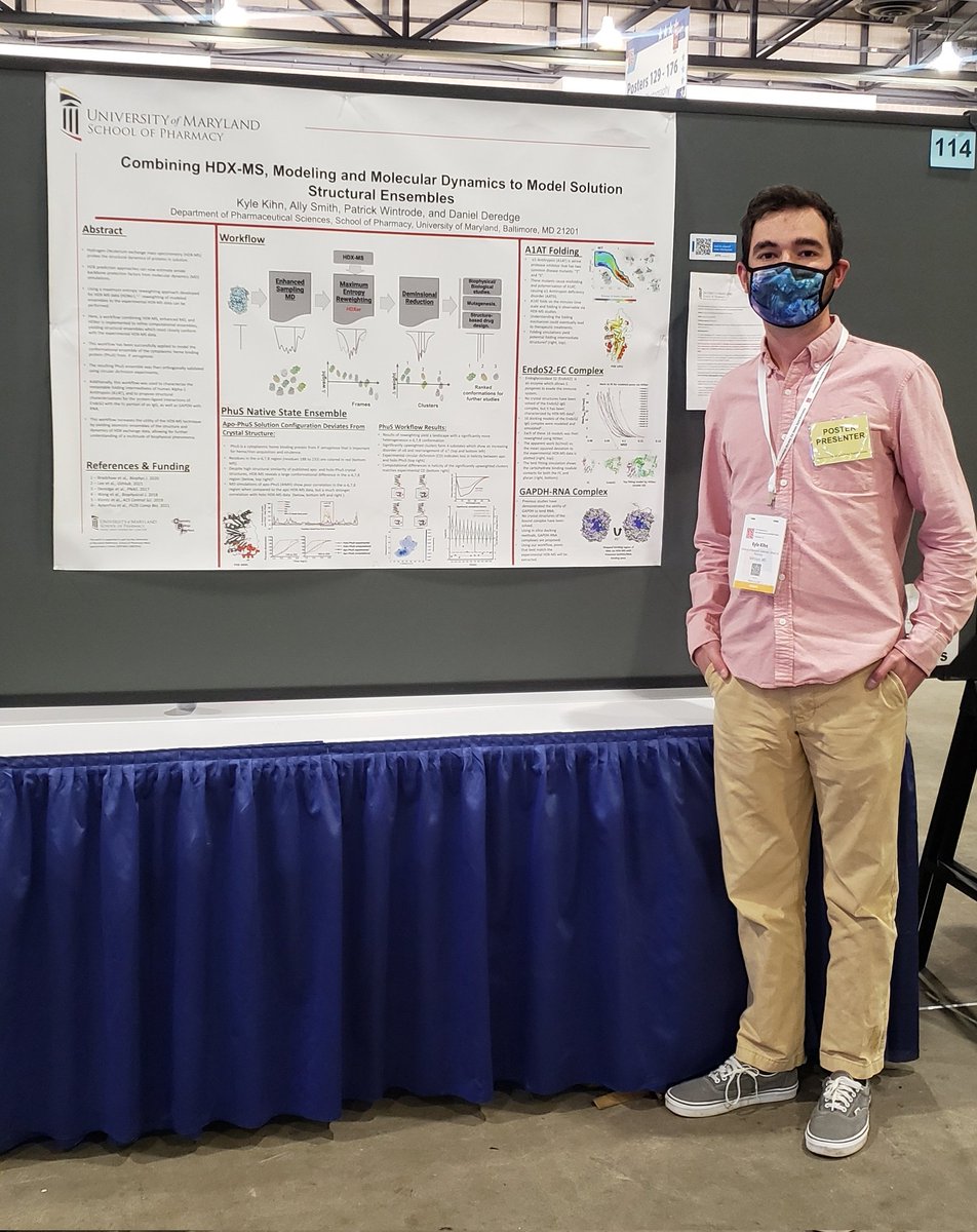 Come check out posters from our lab being presented by two of our graduate students at poster numbers 114 and 115. #ASMS2021 #posters #HDXMS