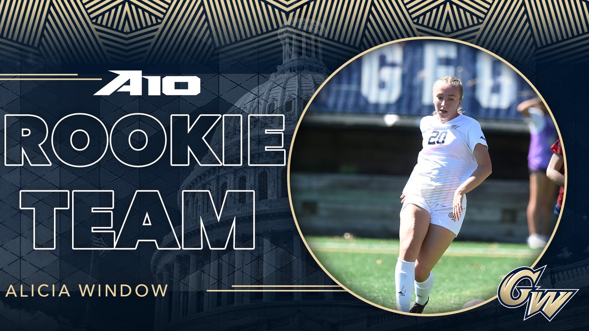 GWWomensSoccer's tweet photo. Congratulations to our own Kelly Amador and @aliciawindow who have earned @atlantic10 All-Conference honors for their fantastic seasons! 

Their tenacity, skill, and determination helped fuel our team on both sides of the ball this year, and we couldn't be prouder! 

#RaiseHigh https://t.co/9B1PejQUL6