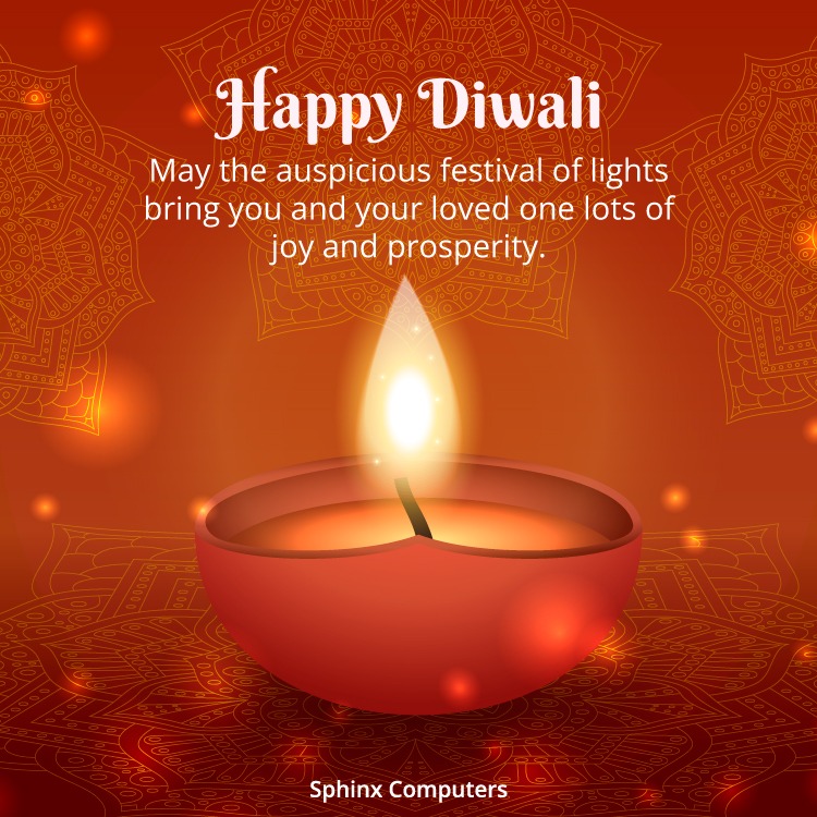 SphinxComputers's tweet photo. May the Gods and Goddesses of Happiness and prosperity shower the same upon you and your Family!!
A very Happy and Prosperous Diwali✨✨ https://t.co/H7MSOWOlWP