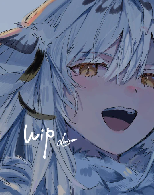 息抜きの途中の絵 