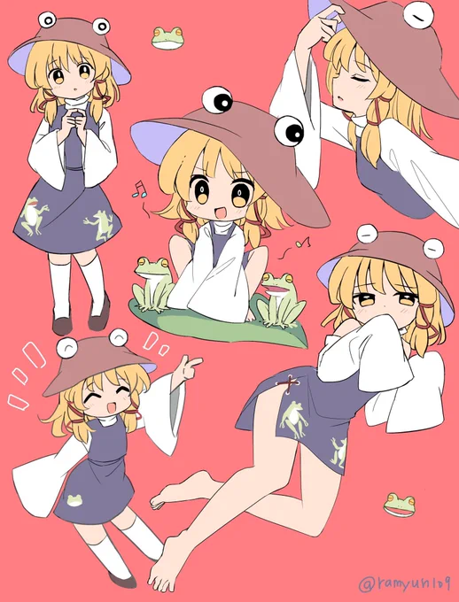 #推しの日
諏訪子様…🐸♡ 