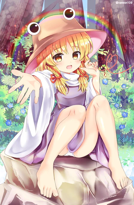 #推しの日
諏訪子様…🐸♡ 