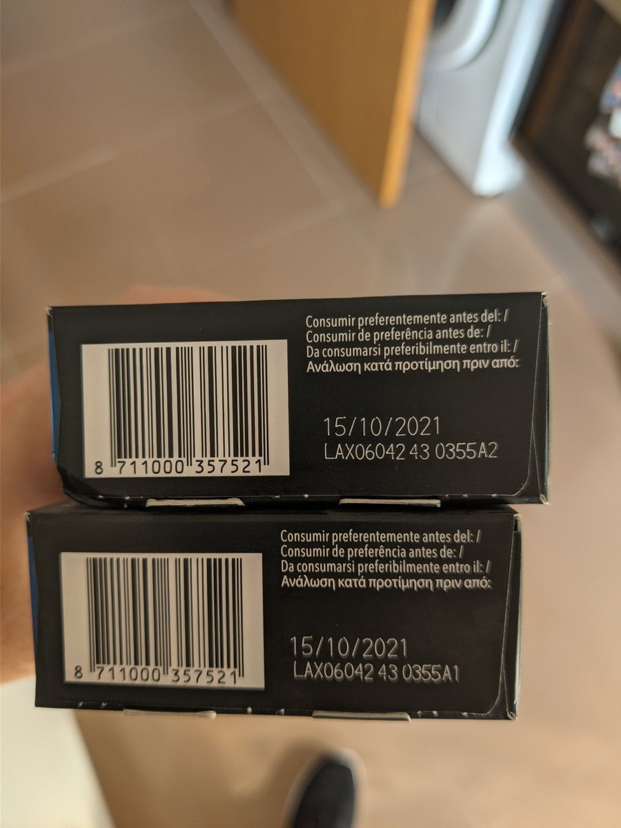 patarro13's tweet photo. @MediaMarkt_es es la segunda vez que me colocáis cápsulas caducadas en un pedido online. Como broma ya está bien, no??? https://t.co/D2OUSDpgkS