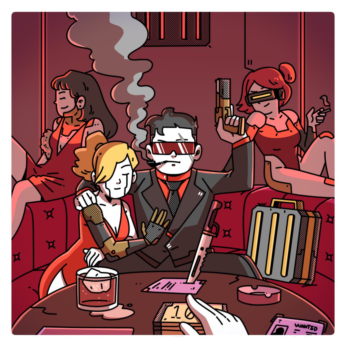 disrobot_'s tweet photo. For #HEN500K the bounty hunter accept the request for take a "package" from a courier. 

"Consider it Done."
x/50 ed.
0.5 XTZ

HEN: https://t.co/smTOWaMghN
OBJKT: https://t.co/6w0xC3a1Wo

Gonna burn the rest in 5 days 🔥

@hicetnunc2000 @objktcom #disrobot https://t.co/nX7cDj9blT