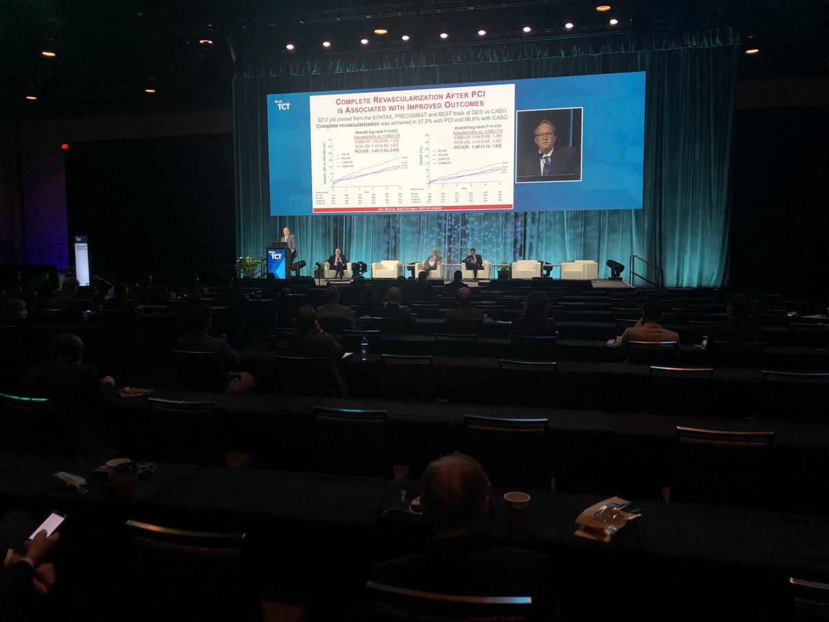 stefan_harb's tweet photo. @GreggWStone on stage at early morning session #TCT2021 not a lot in guidelines for #MCS so #PROTECTIV needed https://t.co/wvfHu9qBT2