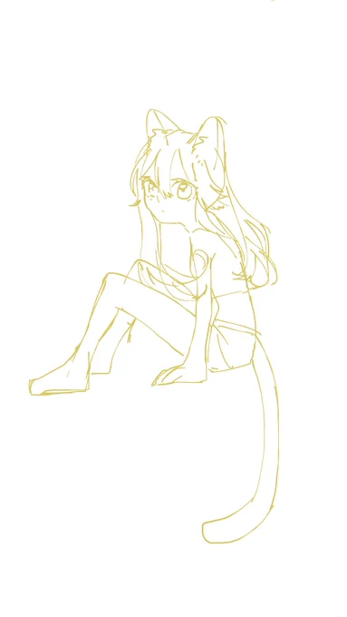 らくがきネコチャン#絵描きさんと繋がりたい 