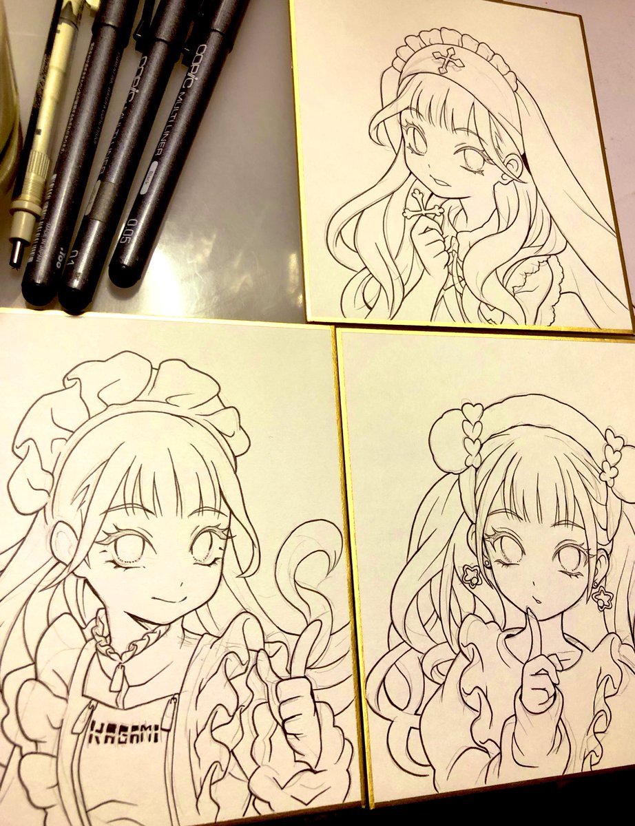 このくらいのデフォルメが今好きらしい☺️ 