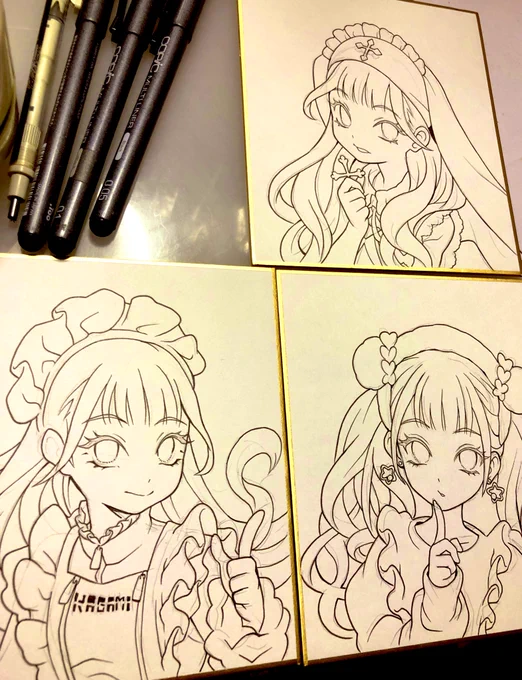 このくらいのデフォルメが今好きらしい☺️ 