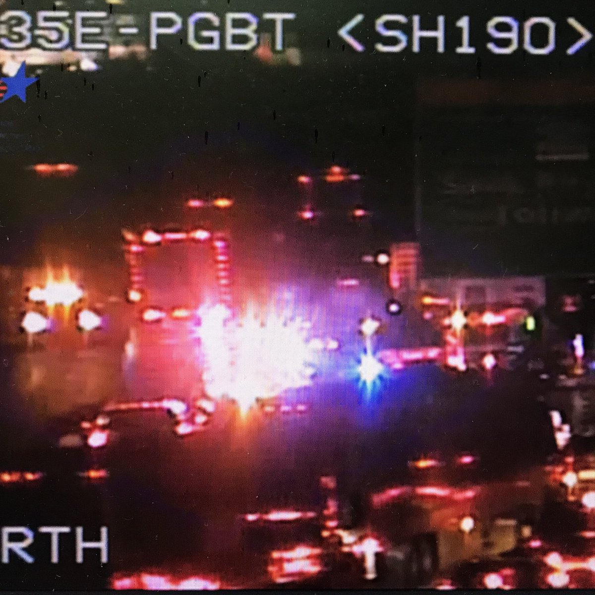 #Carrollton: Heads up, accident on NB 35E @ PGBT blocks ALL lanes. Seeing stopped traffic back to Sandy Lake Rd and backup will just get bigger. You can exit Belt Line and take to MacArthur as alt route #iamup