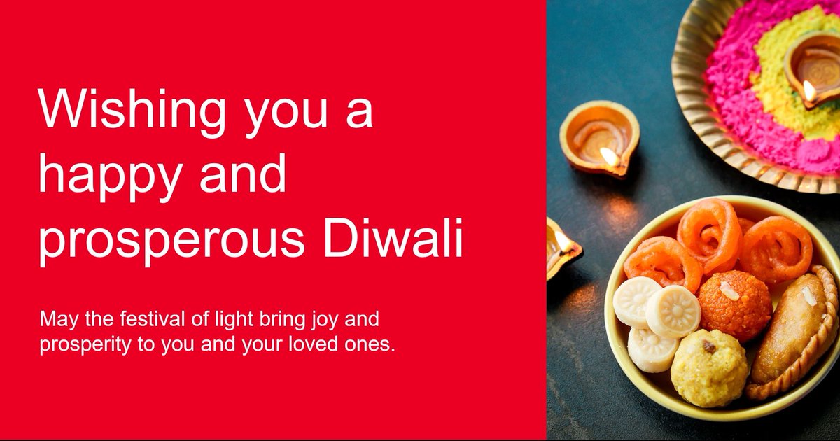hitachienergy's tweet photo. The Hitachi Energy team wishes you and your loved ones a festivity of joy, prosperity and good health. Have a delightful Diwali!🪔
#Diwali2021 https://t.co/r9MyvcSUkj