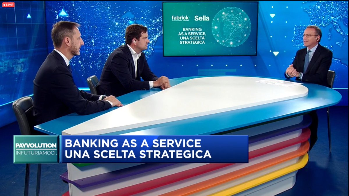 Banking as service, una scelta strategica per mettere al centro il cliente.
<a href="/paolo_zaccardi/">Paolo Zaccardi</a> <a href="/FabrickPlatform/">Fabrick</a> 
bit.ly/SDP21_Iscriviti
#salonepagamenti #payvolution #infuturiamoci